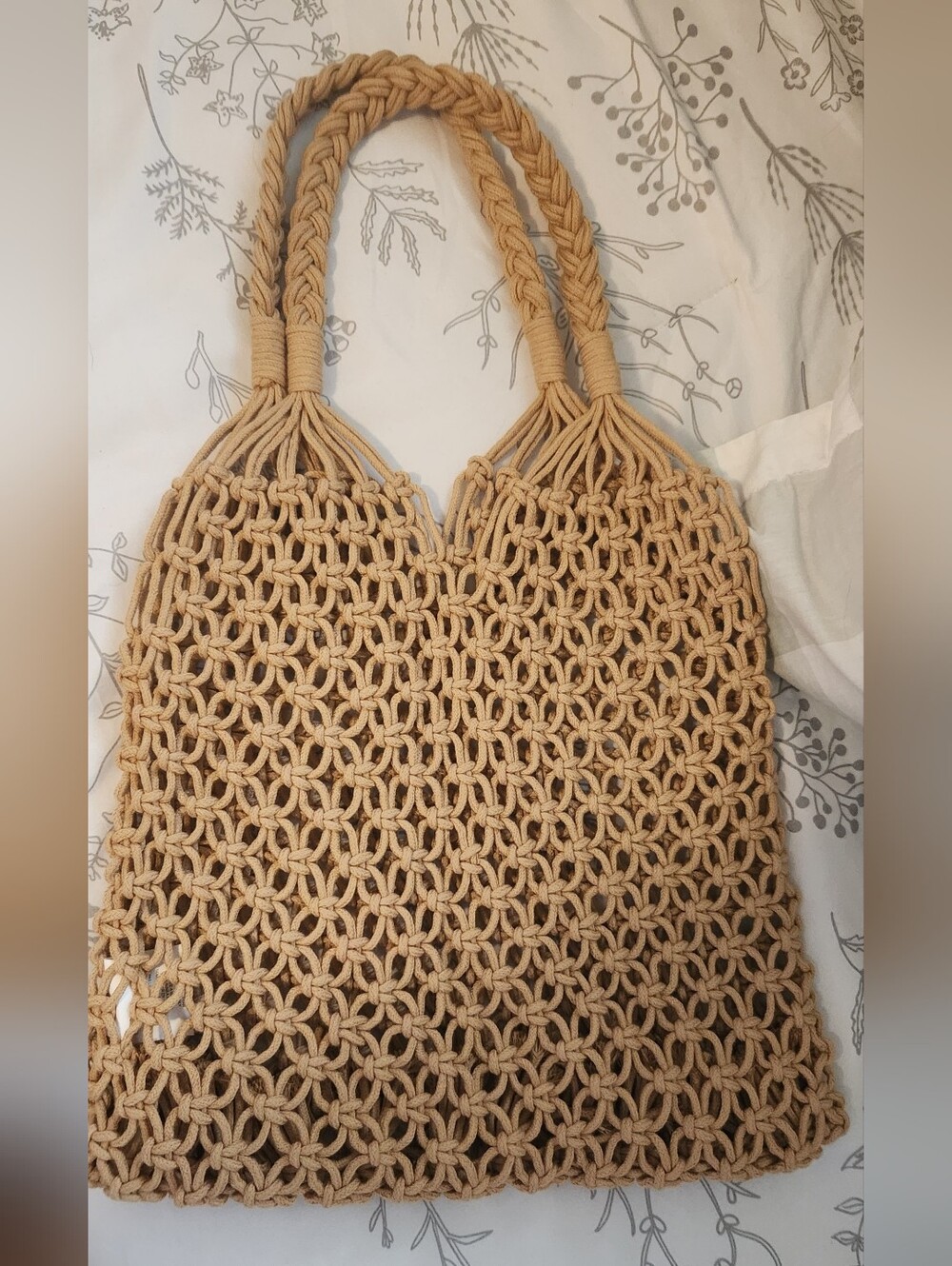 Woven Boho Tote Bag - Picture 6 of 11